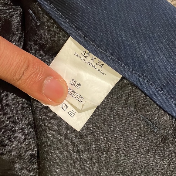 🎮Kenneth Cole Navy dress slacks 32/34 - Picture 3 of 4